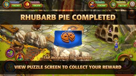 Virtual Villagers Origins 2 Puzzle 7 RHUHARB PIE.